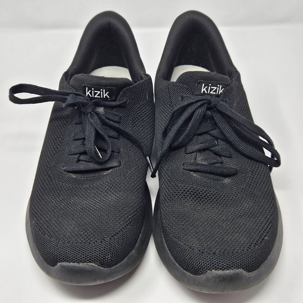 Kizik Athens Blackout Athletic Shoes Mens 9W Womens 10.5W Handsfree Sneakers